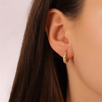 ALTIN HALKA VİNTAGE KÜPE