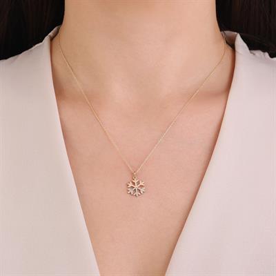 ALTIN KAR TANESİ  KOLYE