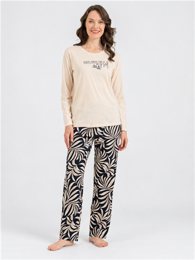 ARNETTA KADIN UZUN KOLLU PİJAMA TAKIM AR3738-S