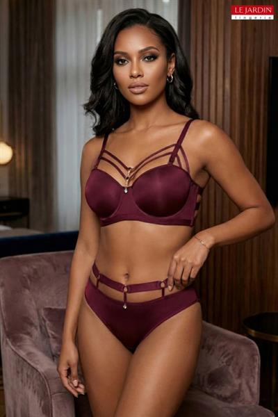 BİYE ŞERİTLİ HALKALI SÜTYEN TAKIM KADIN 5045