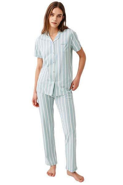 GÖMLEK PİJAMA TAKIM KADIN PC9153-S