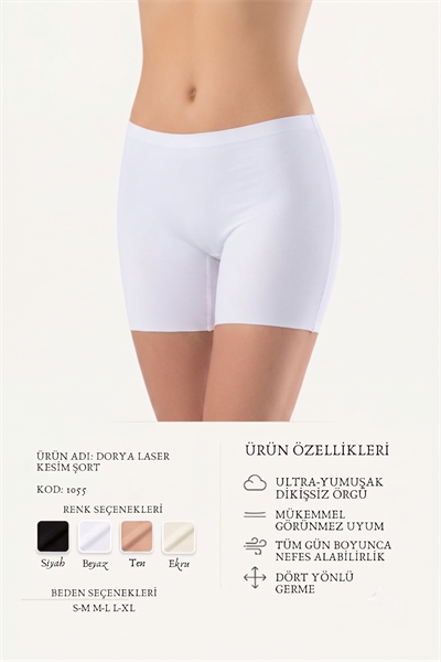 LAZER KESİM BOXER KADIN 1055