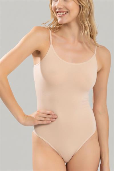 DİKİŞSİZ İP ASKILI BADİ  KADIN AK4247