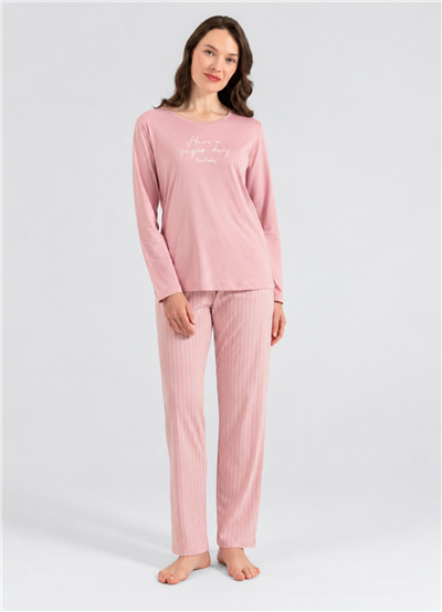 Kadın Uzun Kollu Pijama Takımı – PC9294-S