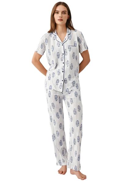 GÖMLEK PİJAMA TAKIM KADIN PC9215-S