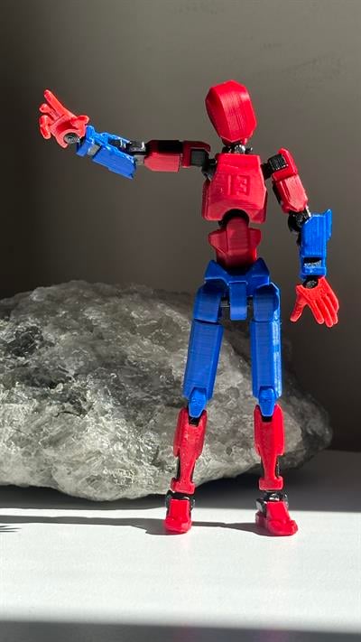 Lucky 13 Aksiyon Figürü Robot Oyuncak 13cm Örümcek Çift Renk