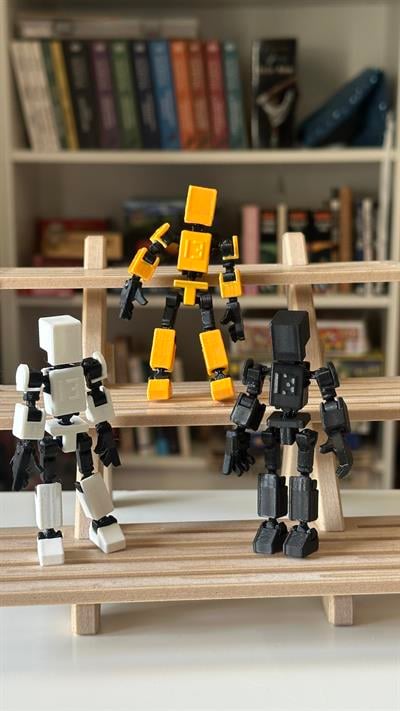 Mini 13 Aksiyon Figürü Robot Oyuncak 8cm 3'lü Set
