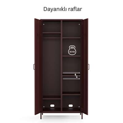 Pera Metal Elbise Dolabı