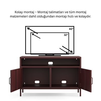 Pera Metal Tv Ünitesi