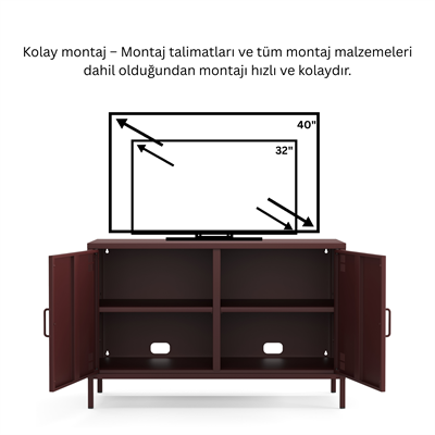 Pera Metal Tv Ünitesi
