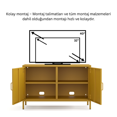 Pera Metal Tv Ünitesi