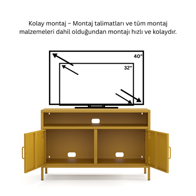 Pera Metal Tv Ünitesi