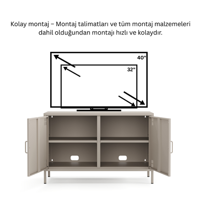 Pera Metal Tv Ünitesi