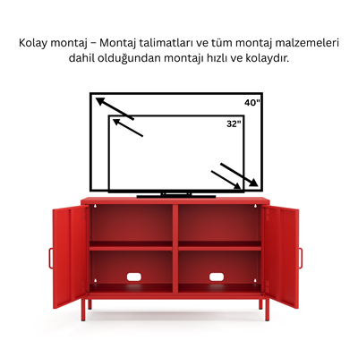 Pera Metal Tv Ünitesi
