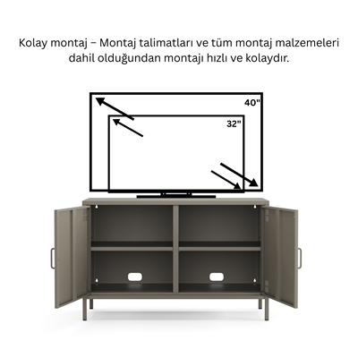 Pera Metal Tv Ünitesi