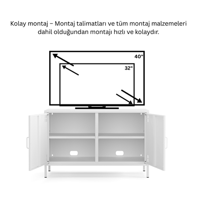 Pera Metal Tv Ünitesi