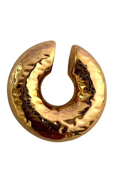 Gold renk kalın kıkırdak küpe