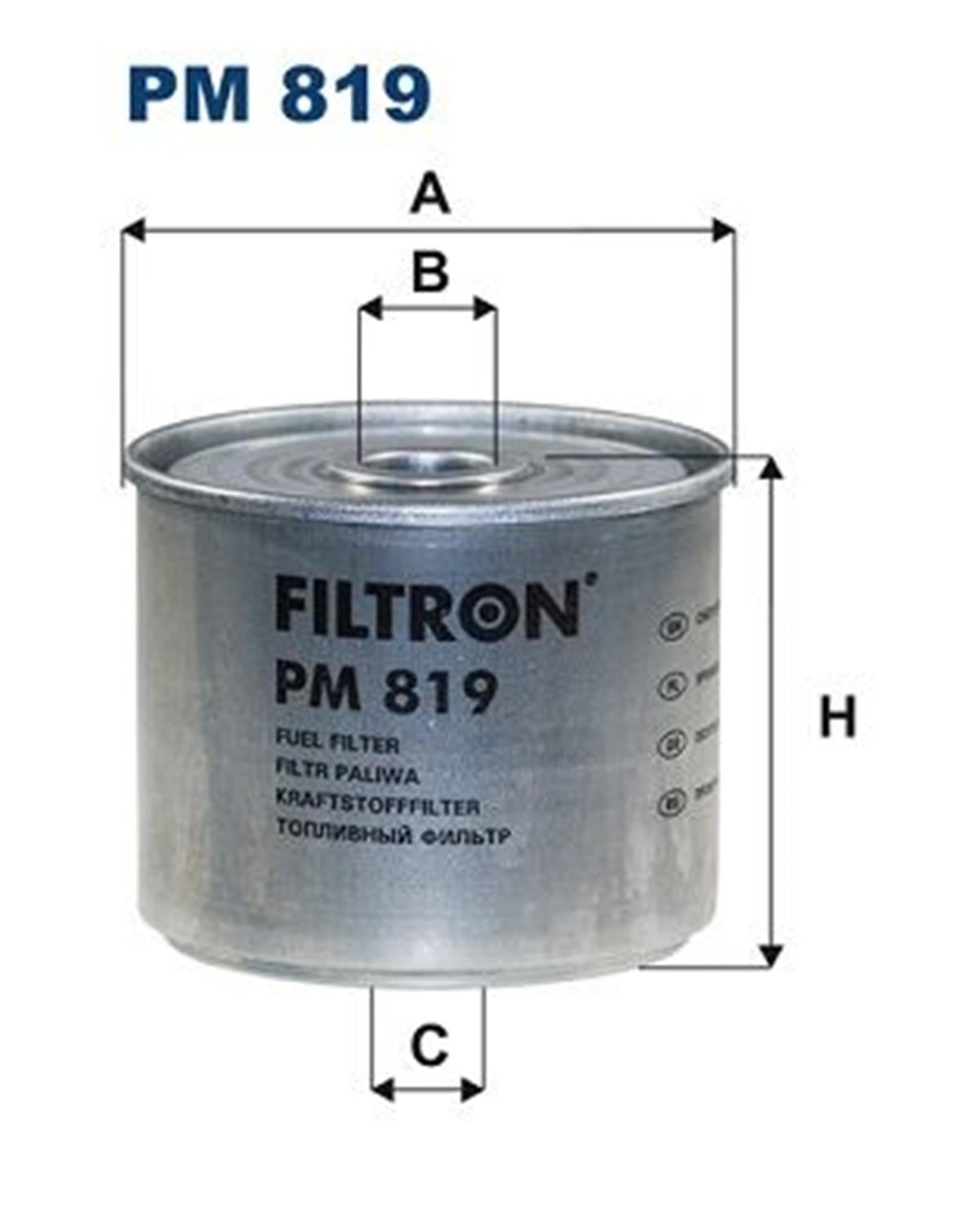 FILT PM 819 YAKIT FILTRESI 