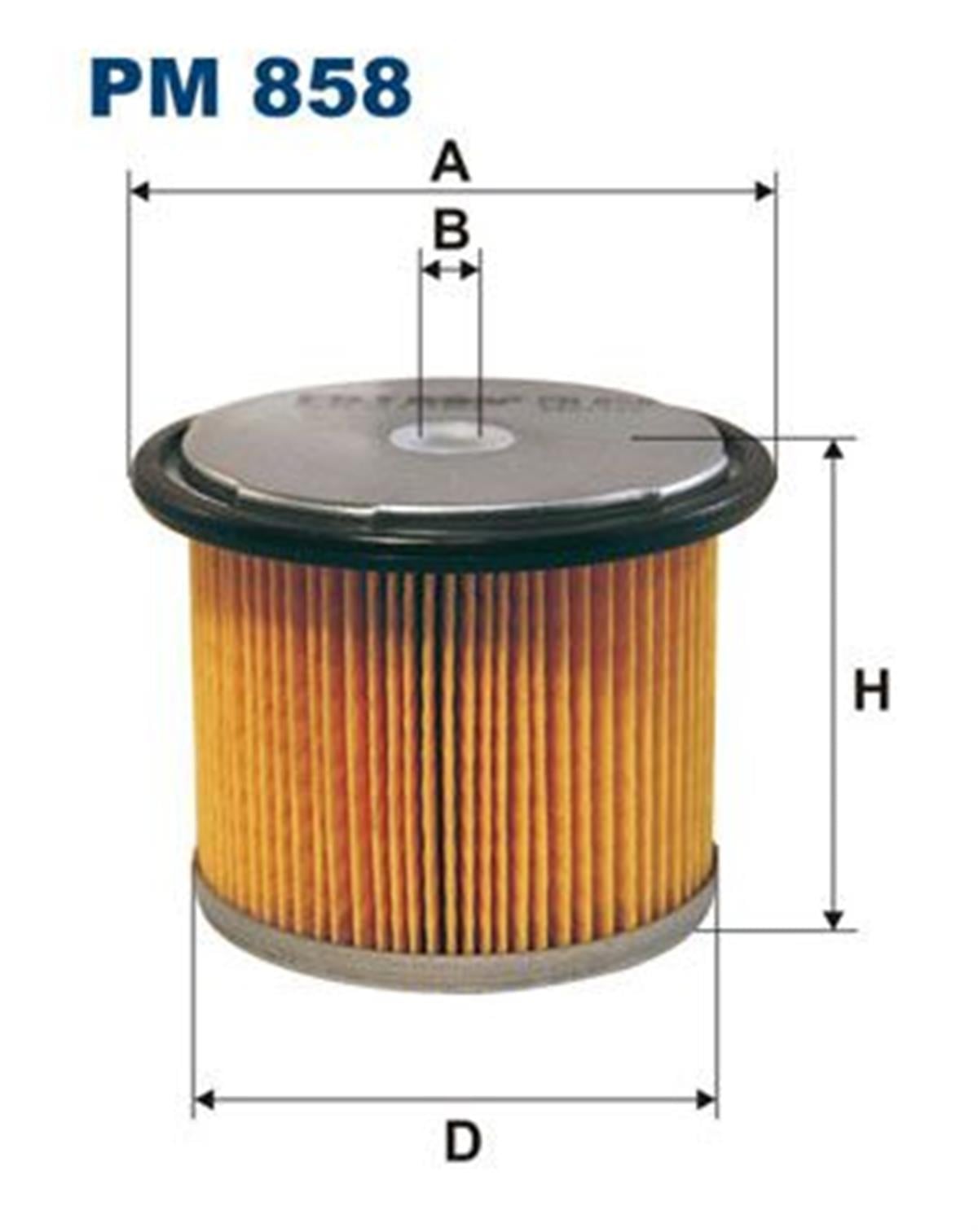 FILT PM 858 YAKIT FILTRESI 