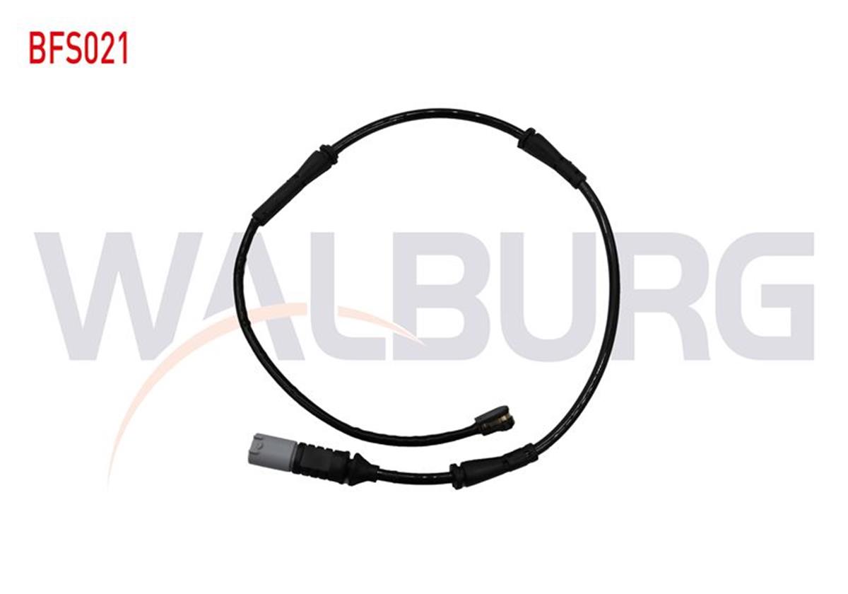 Walburg BFS021 BALATA IKAZ KABLOSU SOL-SAG ON 672mm BMW 3 SERISI (F30-F32) / 1 SERISI (F20,F21) 2010-