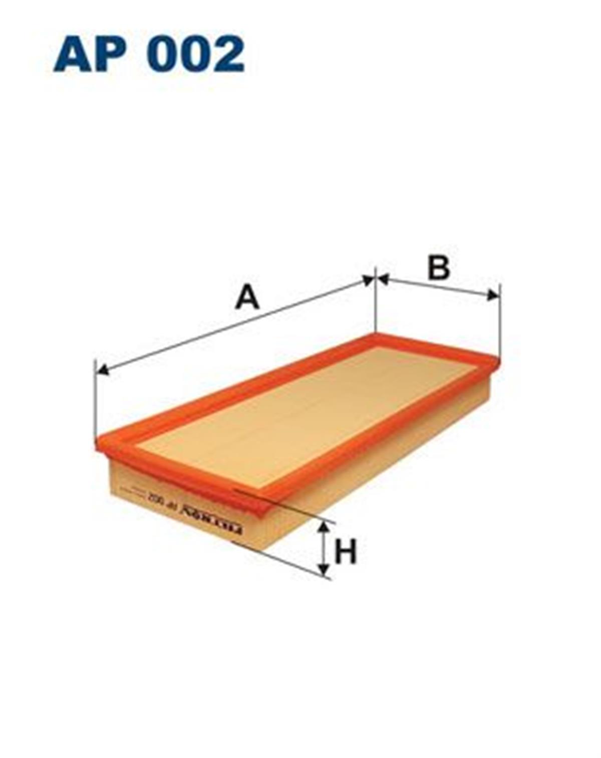 FILT AP 002 HAVA FILTRESI E21L