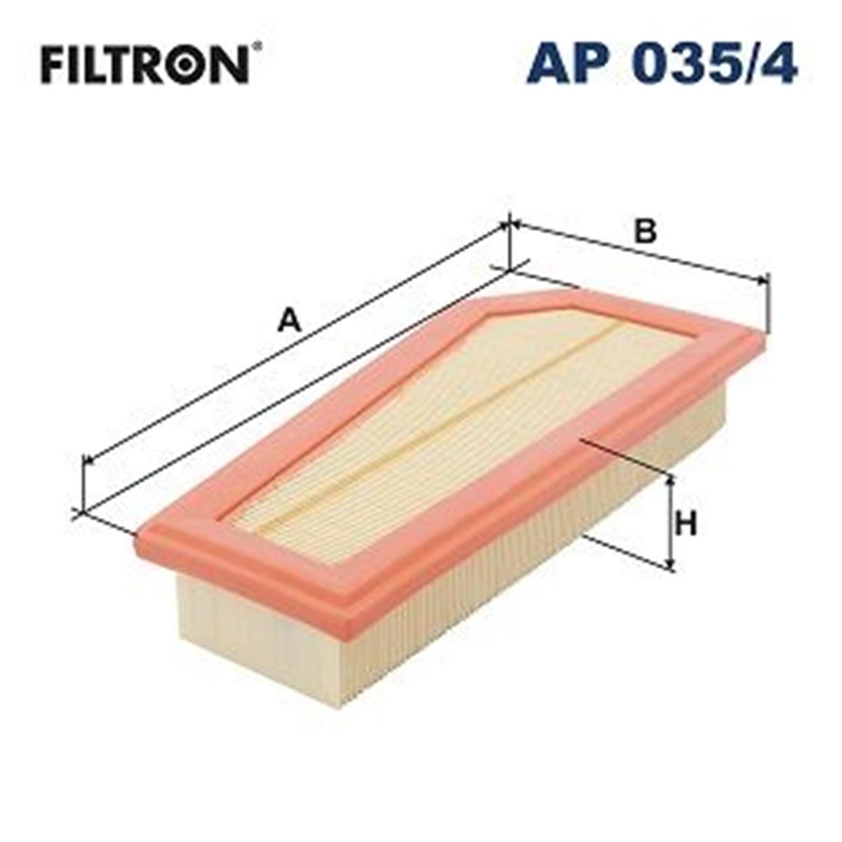 FILT AP 035/4 HAVA FILTRESI E1015L