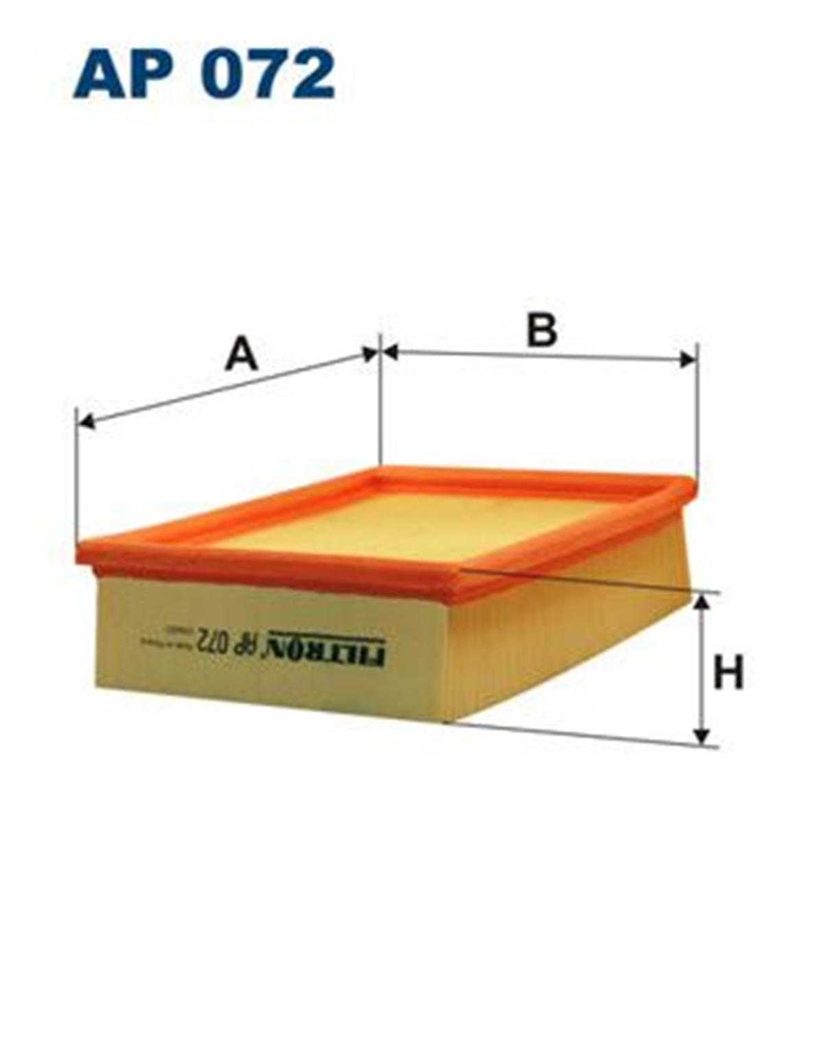 FILT AP 072 HAVA FILTRESI 