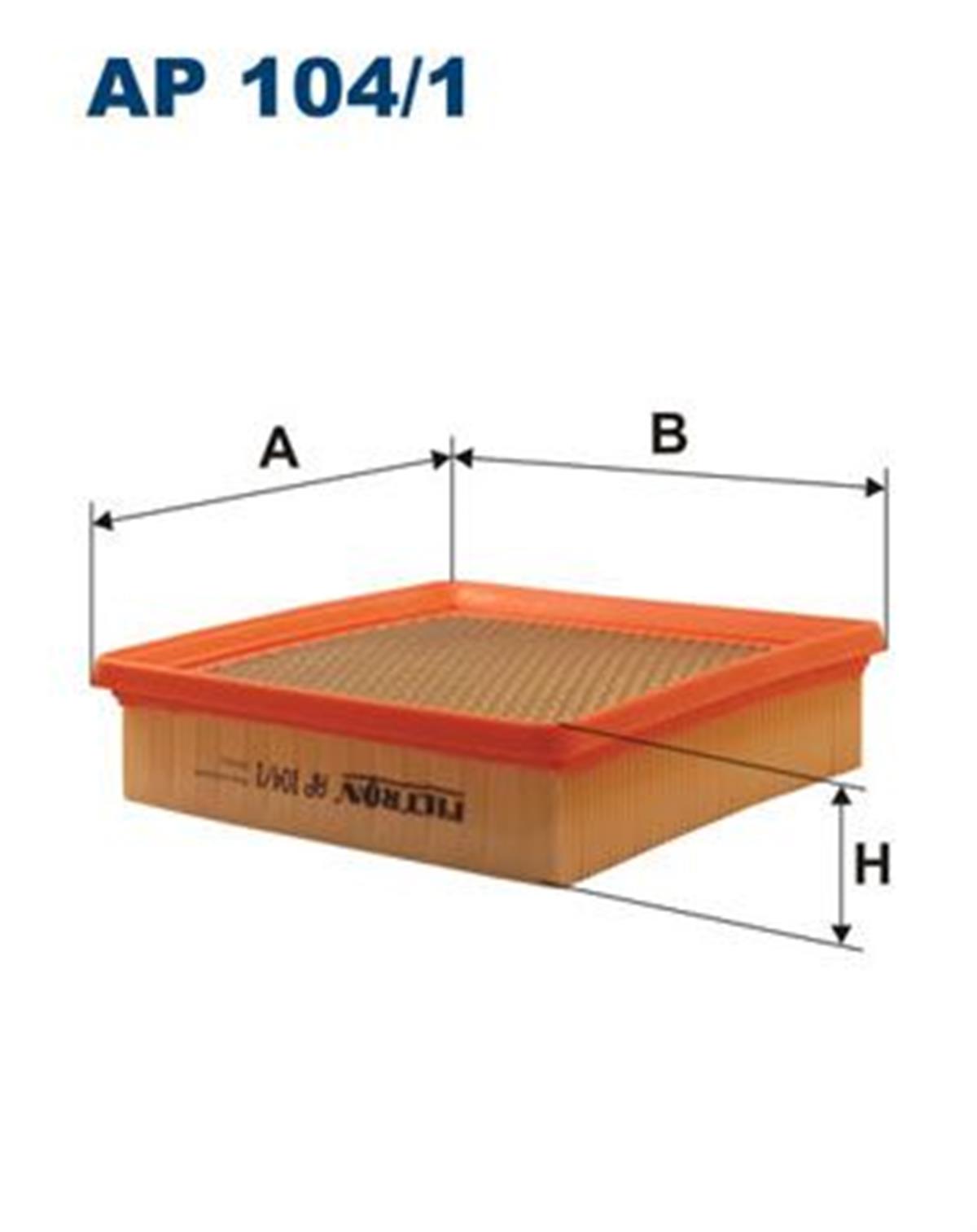 FILT AP 104/1 HAVA FILTRESI SOFT TIP