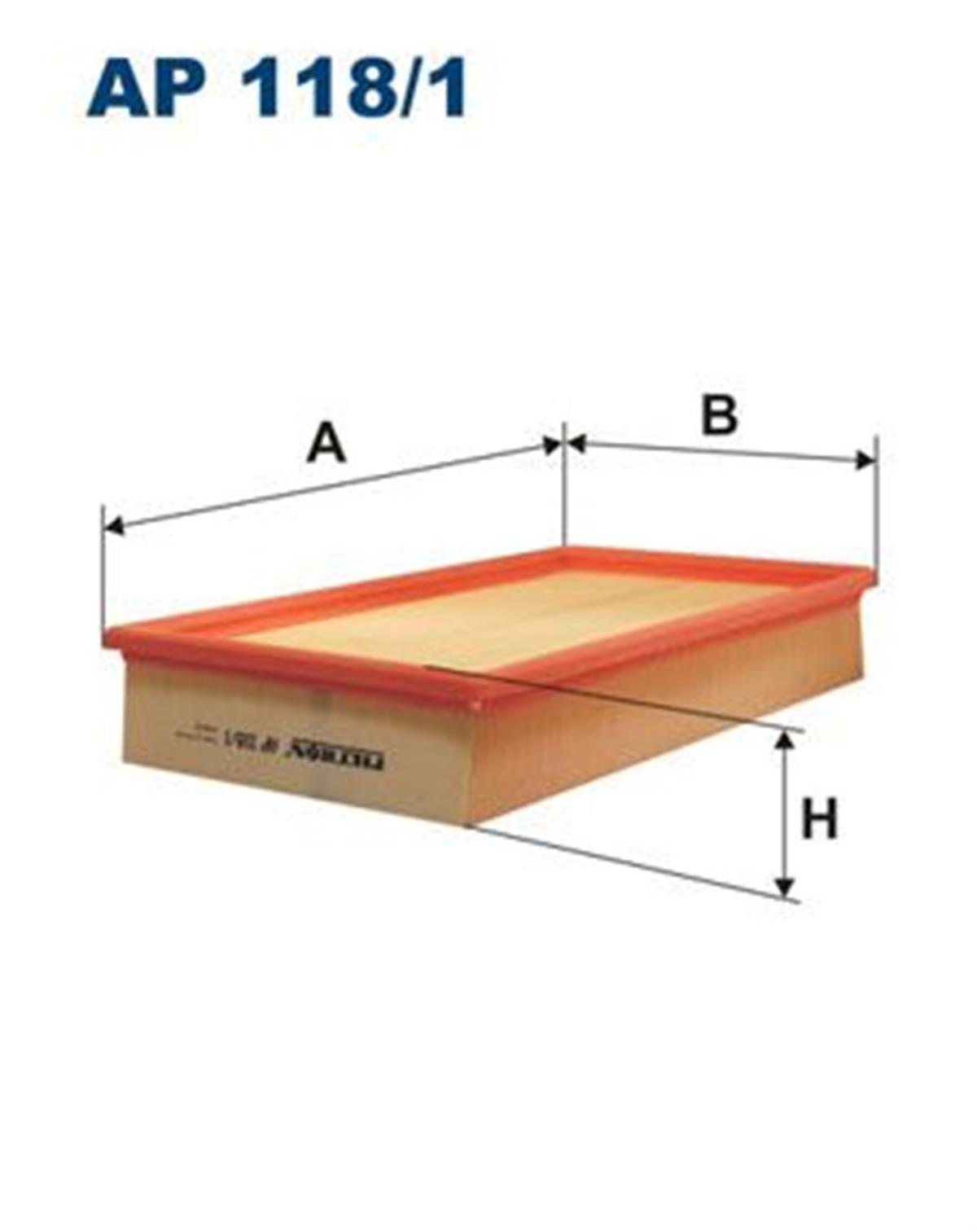 FILT AP 118/1 HAVA FILTRESI E242L