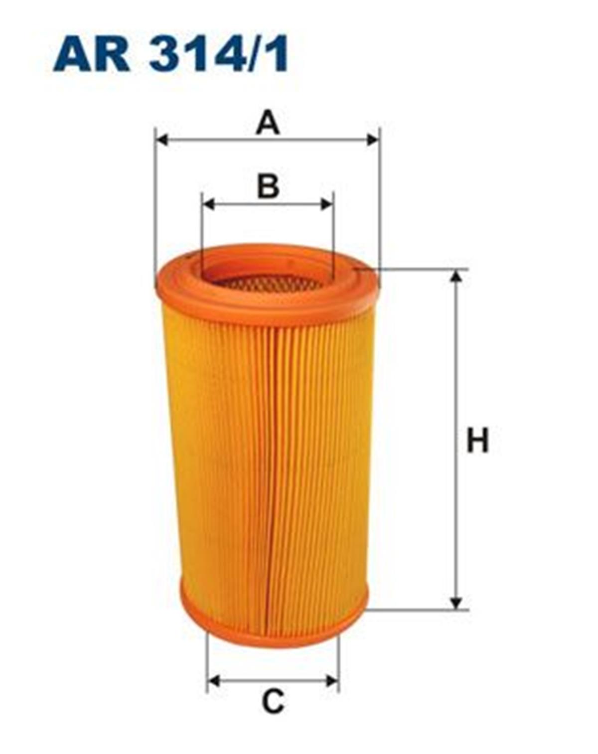 FILT AR 314/1 HAVA FILTRESI 
