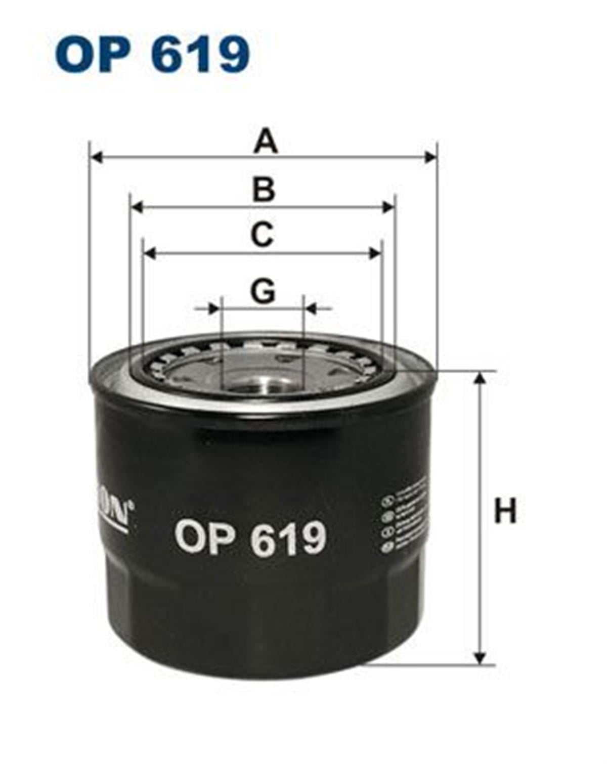 FILT OP 619 YAG FILTRESI .