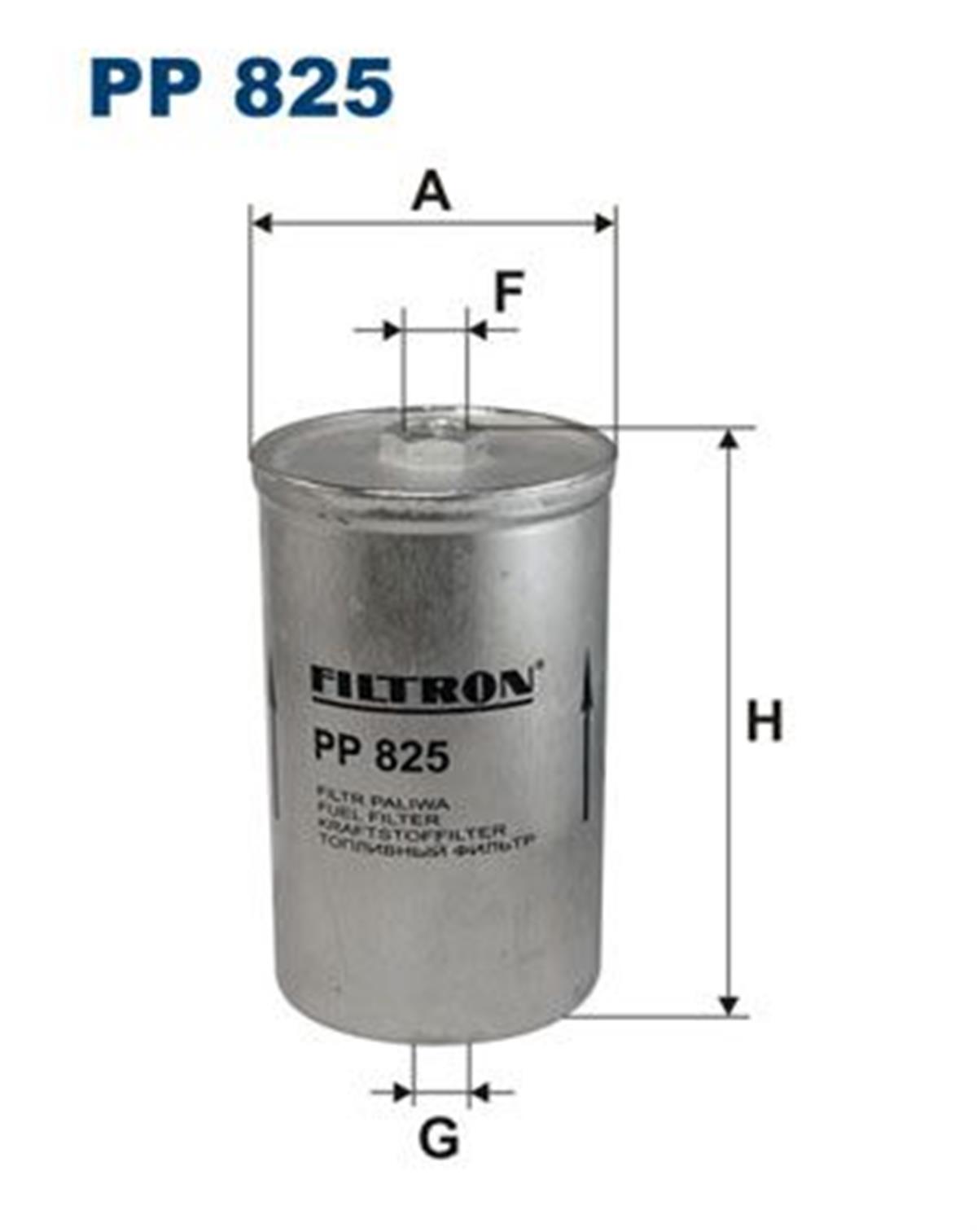 FILT PP 825 YAKIT FILTRESI 