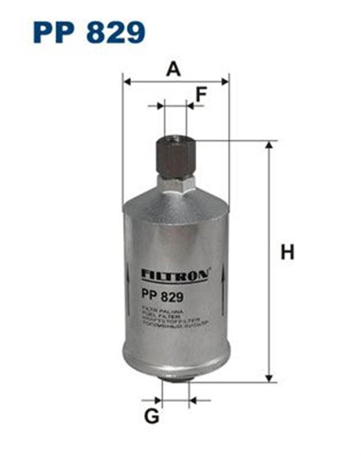 FILT PP 829 YAKIT FILTRESI 