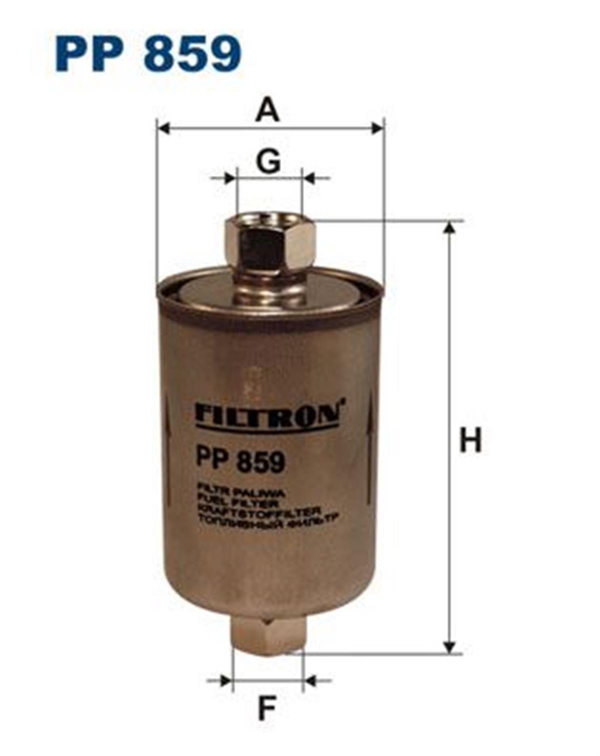 FILT PP 859 YAKIT FILTRESI 