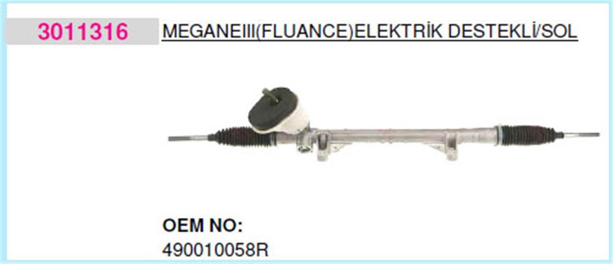 HTT A0017905HT DIREKSIYON KUTUSU ELEKTRIK DESTEKLI