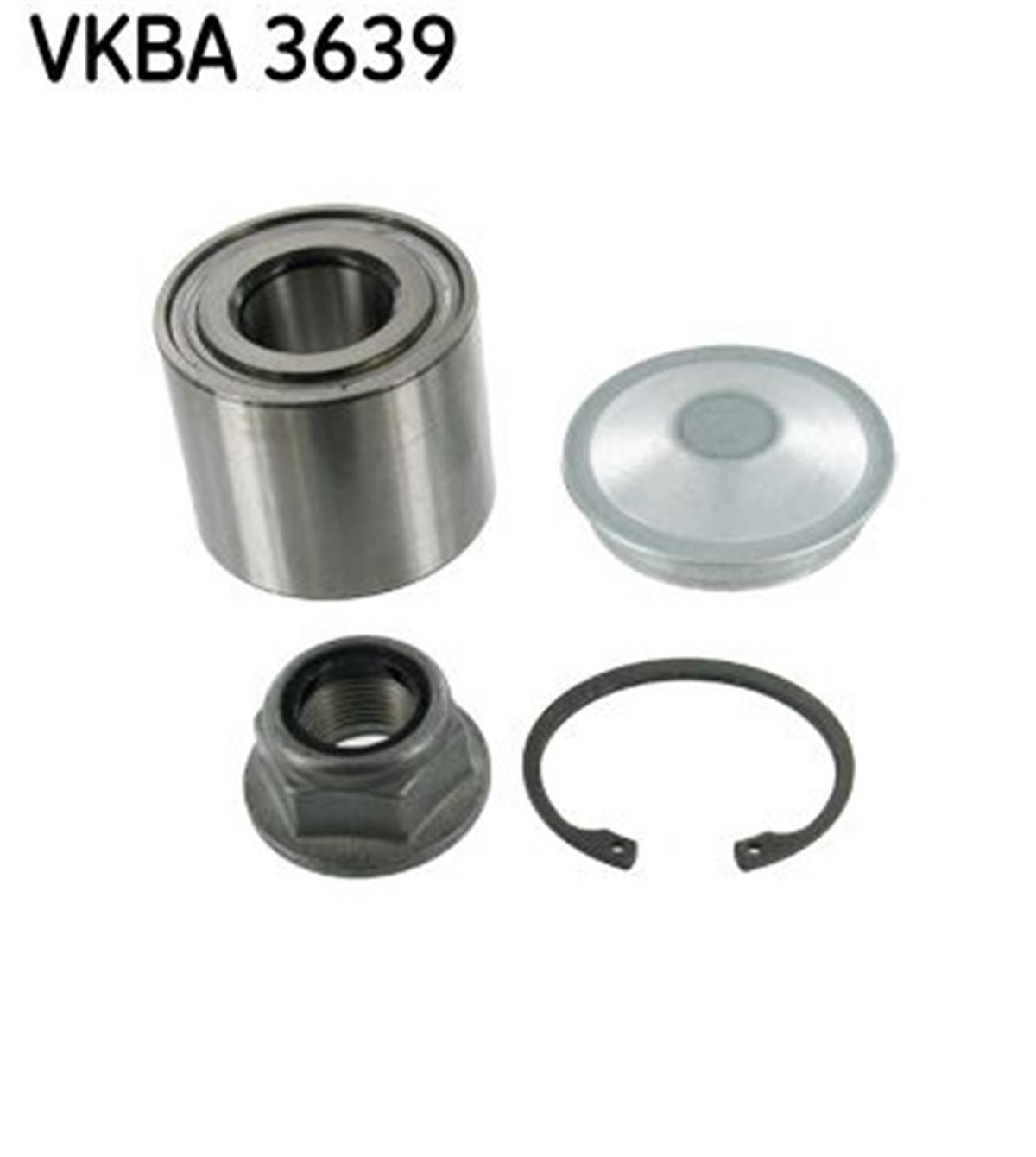 SKF VKBA 3639 TEKERLEK RULMANI ARKA MEGANE II CLIO III MODUS 1.4 1.5 DCI 1.6 02>