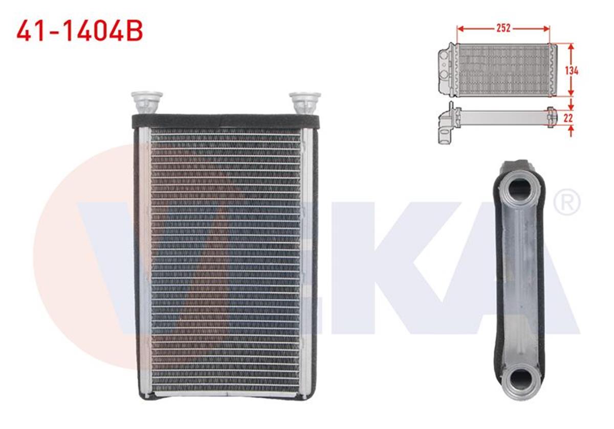Veka 41-1404B KALORIFER RADYATORU BRAZING BMW 1 SERISI (F20,F21) 116D - 116i 2010- / 3 SERISI (F30) 316i - 320D - 320i 2011- / 4 SERISI (F32) 420 D 2013-