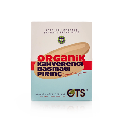 Organik Kahverengi Basmati Pirinç 500 g