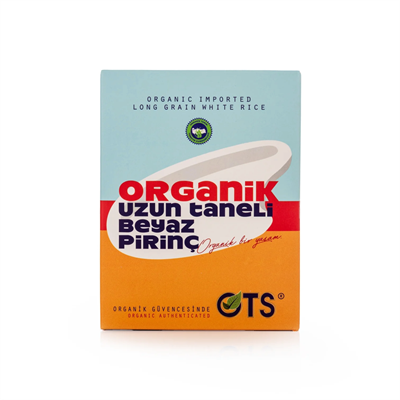 Organik Uzun Taneli Beyaz Pirinç 500 g