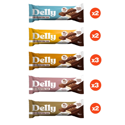 Çikolata Kaplı Yüksek Proteinli Bar Karışık Kutu 12 X 40 g