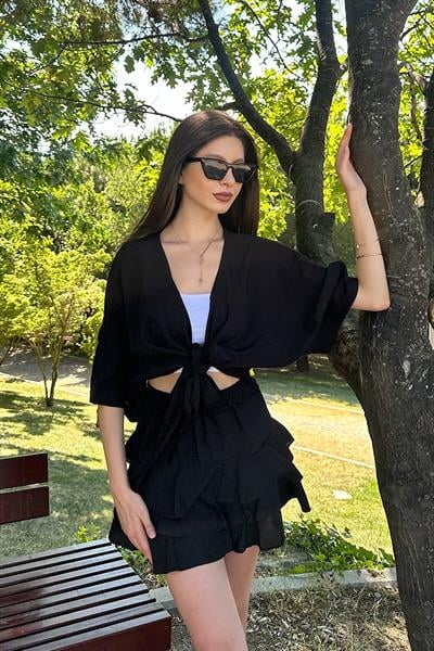 BAĞLAMALI TENSEL BOLERO 