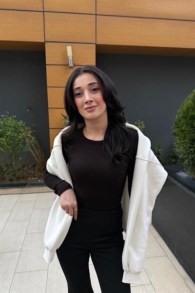 BELİ LASTİKLİ İSPANYOL PANTOLON-Siyah