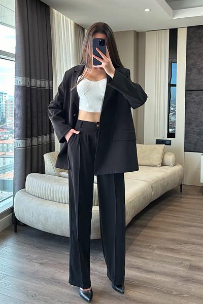 CEKETLİ BOL PAÇA TAKIM - SİYAH