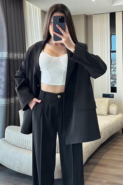 CEKETLİ BOL PAÇA TAKIM - SİYAH