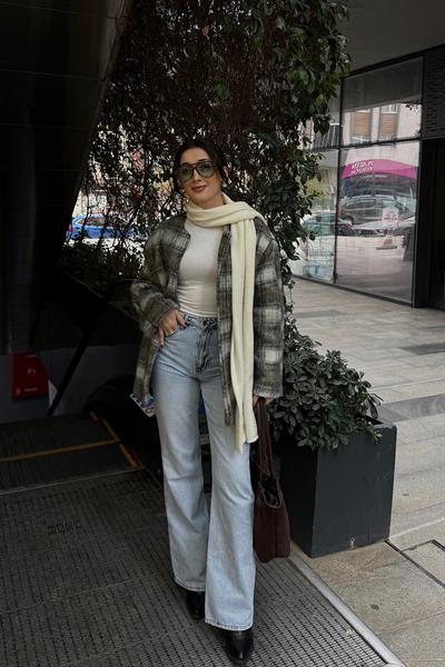 CEPLİ EKOSE CEKET-Yeşil