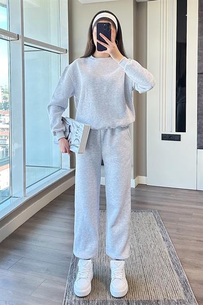 COZY ÜÇ İPLİK TAKIM-Gri