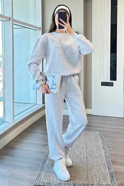 COZY ÜÇ İPLİK TAKIM-Gri