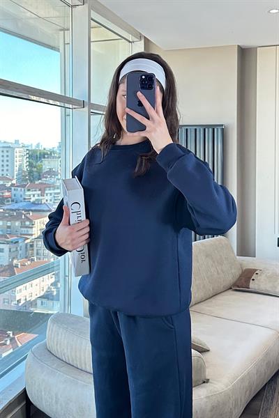 COZY ÜÇ İPLİK TAKIM-Lacivert 