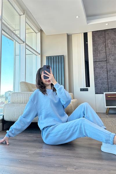 COZY ÜÇ İPLİK TAKIM-Mavi