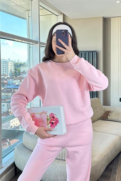 COZY ÜÇ İPLİK TAKIM-Pembe 